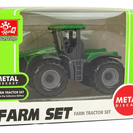 Žalias žemės ūkio transporto priemonė traktorius