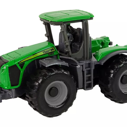 Žalias žemės ūkio transporto priemonė traktorius