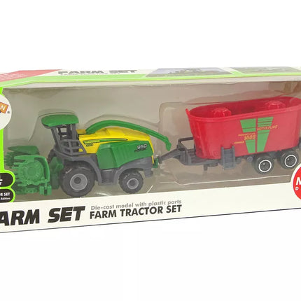 Kombainas su priekaba