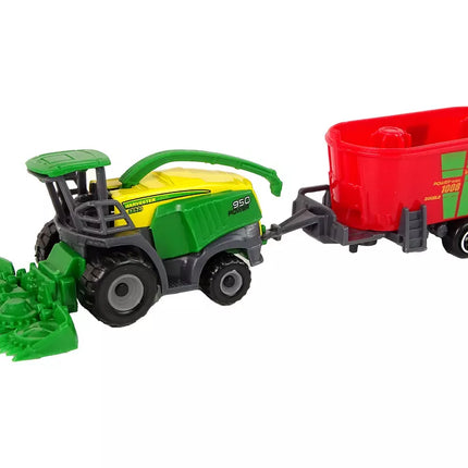 Kombainas su priekaba