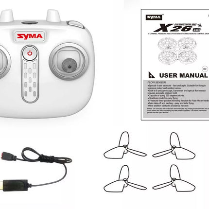 Juodas rc dronas x26 syma