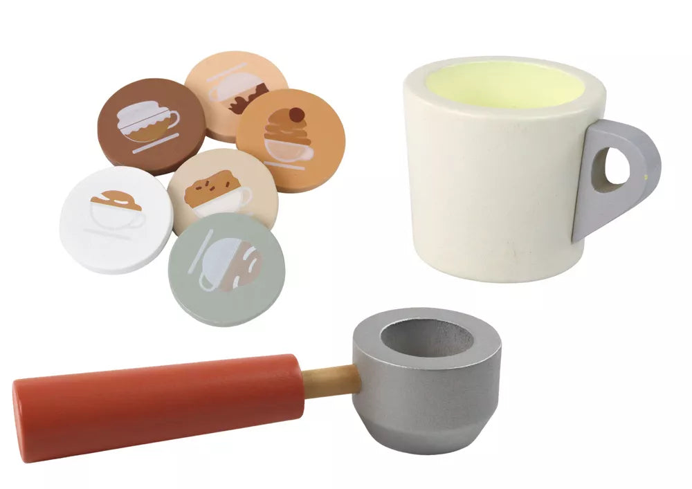 Medinis kavos virimo aparato rinkinys