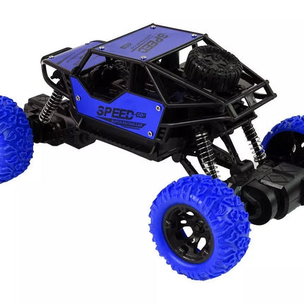 Mėlynas RC bekelės automobilis 1:18