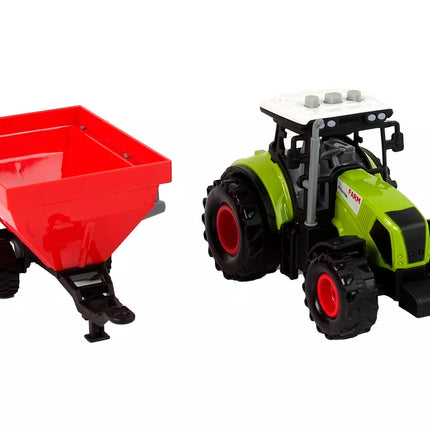 Traktoriaus su nuimama grūdų priekaba