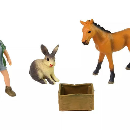 Ryškių gyvūnų figūrėlių rinkinys vaikams