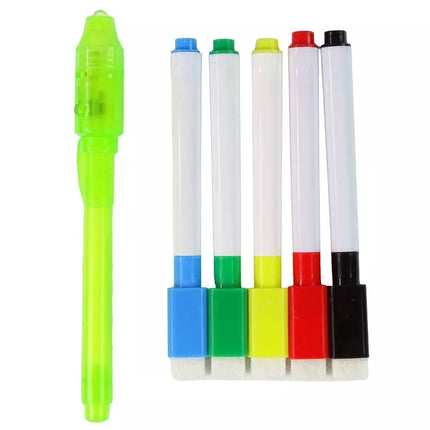 Šviečianti 2in1 magnetinė piešimo lenta Glowing Paint