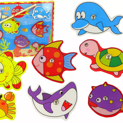 Medinių žuvų gaudymo rinkinys