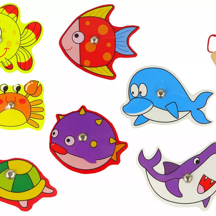 Medinių žuvų gaudymo rinkinys