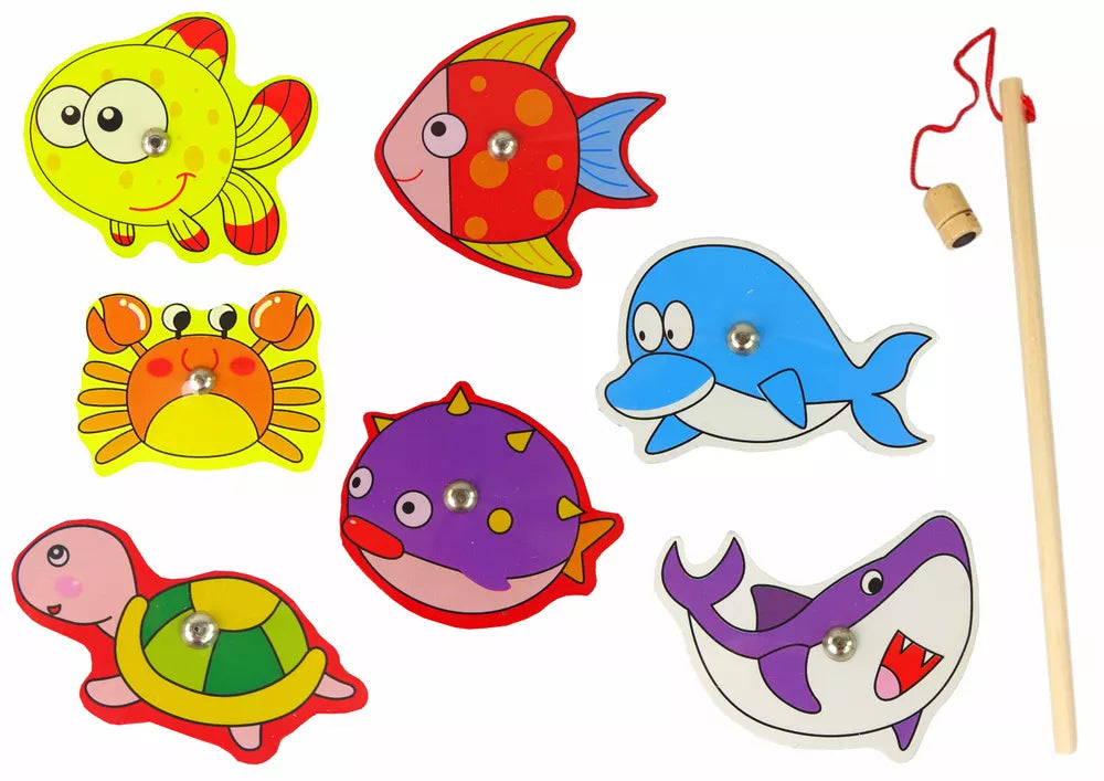 Medinių žuvų gaudymo rinkinys