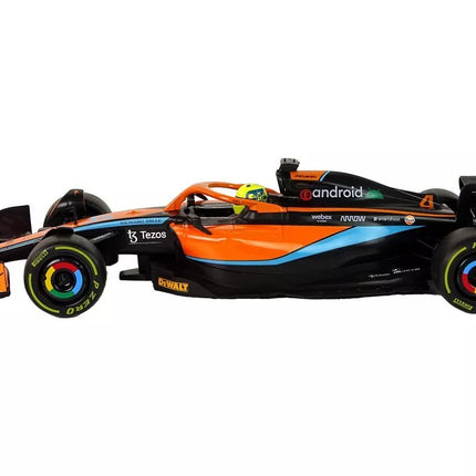 McLaren F1 1:12 – oranžinis nuotolinio valdymo lenktyninis automobilis