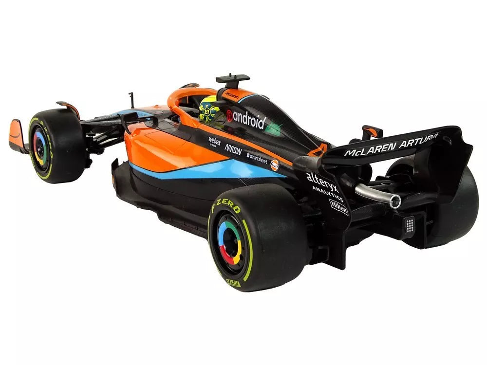 McLaren F1 1:12 – oranžinis nuotolinio valdymo lenktyninis automobilis