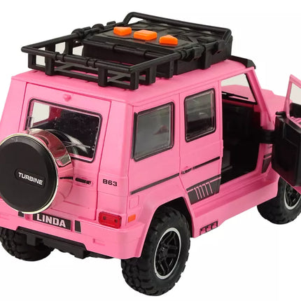 Off-Road V12 Turbine automobilis – rožinis