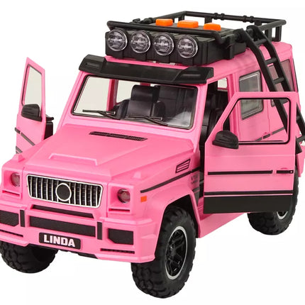 Off-Road V12 Turbine automobilis – rožinis
