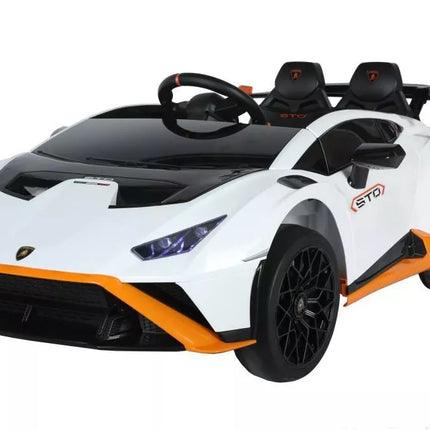 Elektrinis vaikiškas automobilis Lamborghini STO DRIFT Pilkas