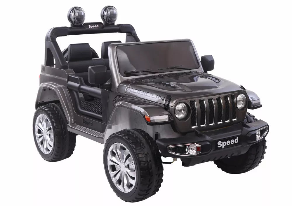 Elektrinis vaikiškas visureigis FT‑938, juodas (4×4)