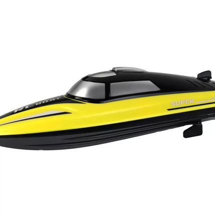 Nuotoliniu būdu valdomas R/C motorlaivis 2.4G – 20–25 km/h, geltonas