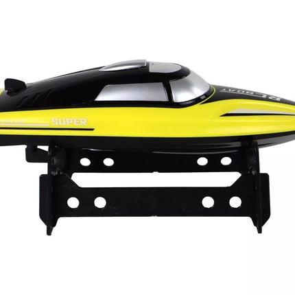 Nuotoliniu būdu valdomas R/C motorlaivis 2.4G – 20–25 km/h, geltonas