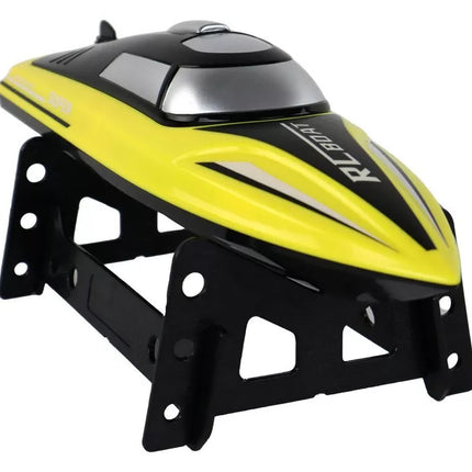 Nuotoliniu būdu valdomas R/C motorlaivis 2.4G – 20–25 km/h, geltonas
