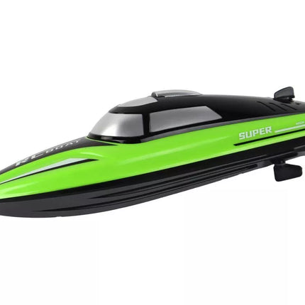 Nuotoliniu būdu valdomas R/C motorlaivis 2.4G – 20–25 km/h, žalias