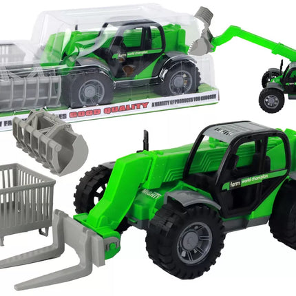 Žalia žemės ūkio transporto priemonė