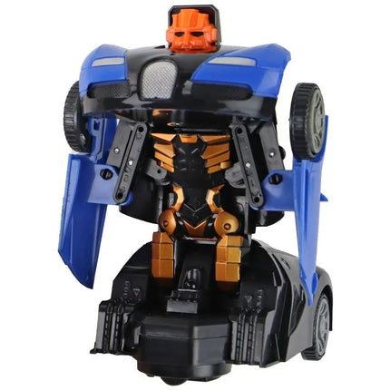 Robotas automobilis mėlynas 2in1