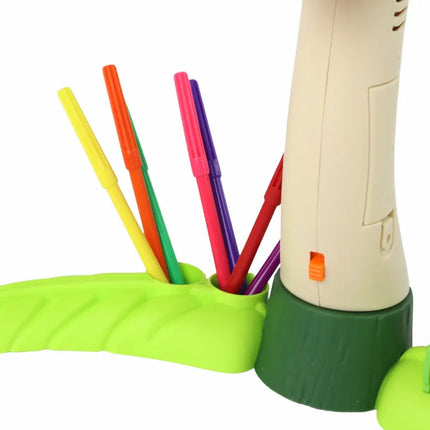 Dinozauras piešimo projektorius su garsais