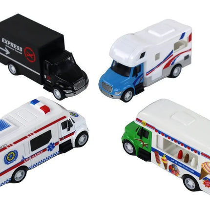 Automobilių rinkinys visureigis ledainė 1:87