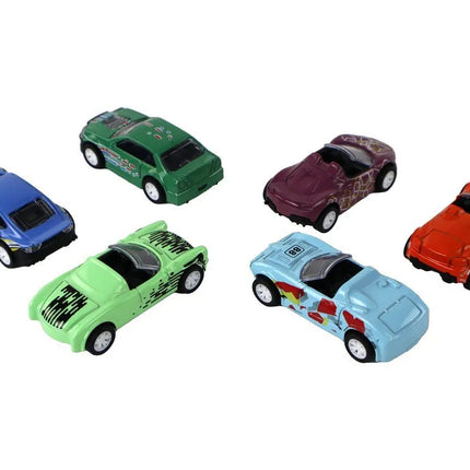 Automobilių rinkinys su metaline dėže 1:64