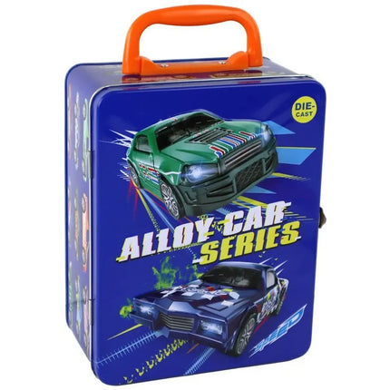 Automobilių rinkinys metalinis frikcinis 1:64