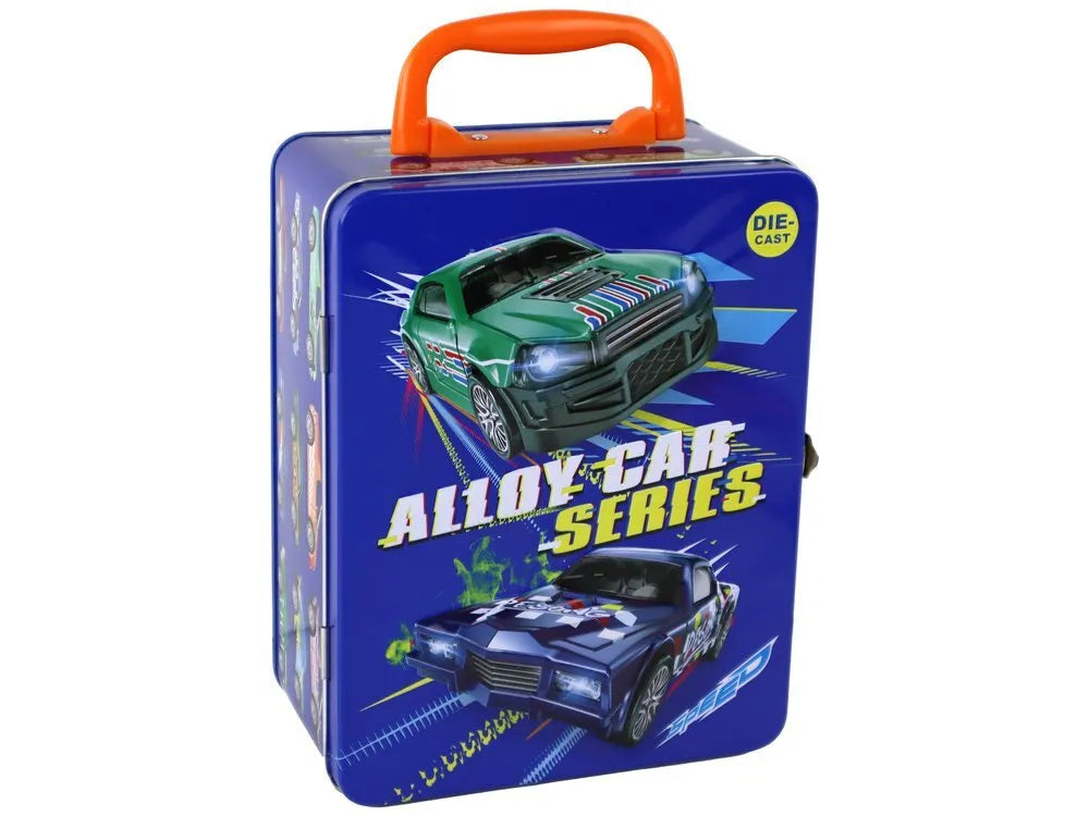 Automobilių rinkinys metalinis frikcinis 1:64