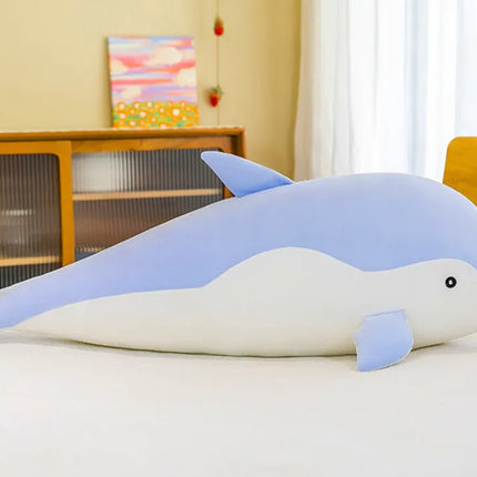 Pliušinis delfinas mėlynas 30 cm