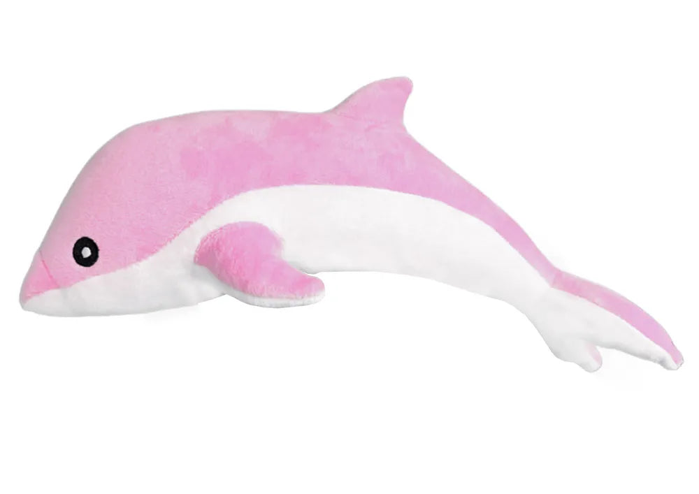 Pliušinis delfinas rožinis 70 cm