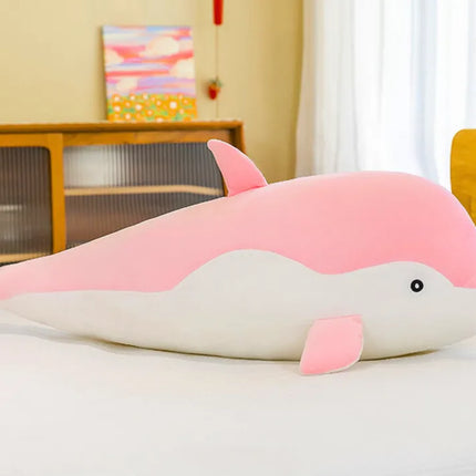Pliušinis delfinas rožinis 70 cm