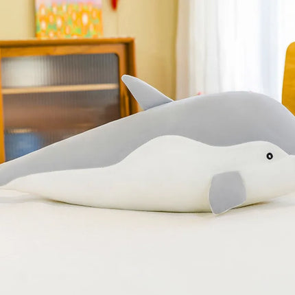 Pliušinis delfinas pilkas 70 cm