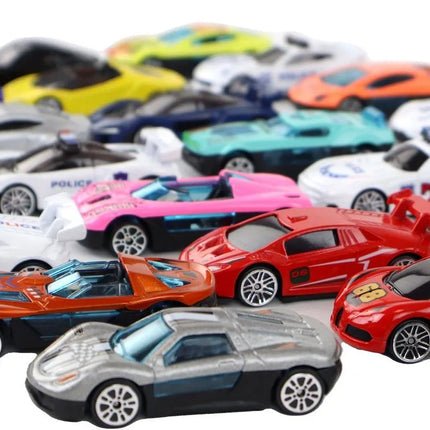 Automobilių spyruokliniai žaislai policija 30 vnt