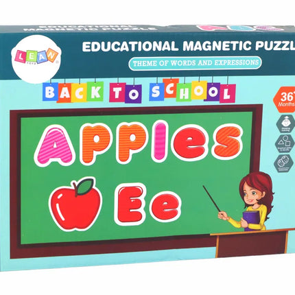 Magnetinės raidės lenta edukacinis rinkinys
