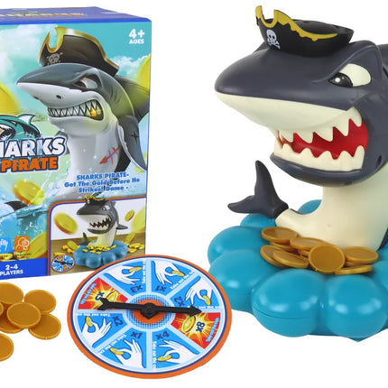 Ryklys piratas monetų sprogimo žaidimas