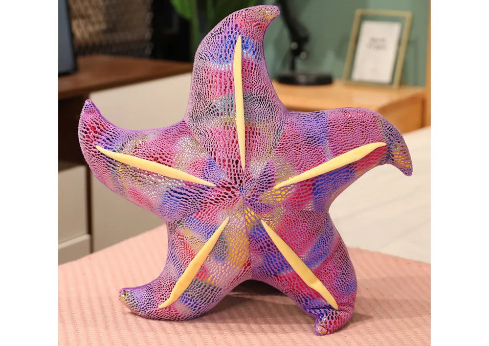 Pliušinė jūrų žvaigždė violetinė 20 cm