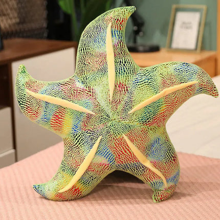 Pliušinė jūrų žvaigždė žalia 45 cm
