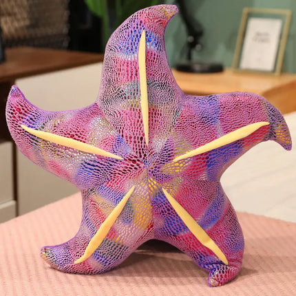 Pliušinė jūrų žvaigždė violetinė 45 cm