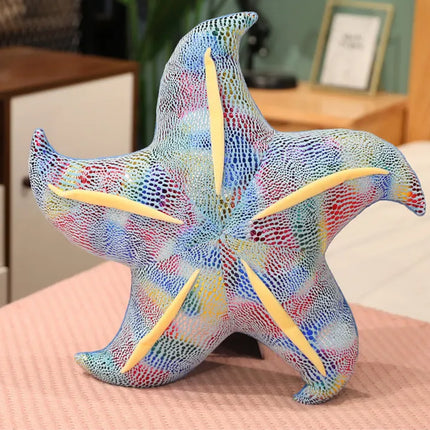Pliušinė jūrų žvaigždė mėlyna 45 cm