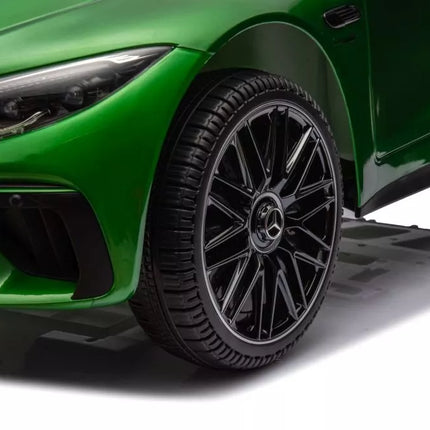 Elektrinis vaikiškas automobilis Mercedes AMG SL63 (žalios spalvos)