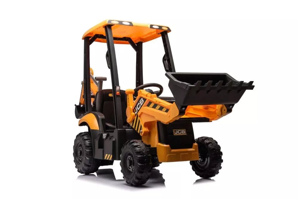 JCB vaikiškas elektrinis ekskavatorius su geltonu kaušu – BDM-0960A, 12V