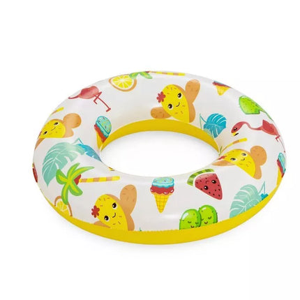 Bestway pripučiamas 3‑in‑1 baseino rinkinys su kamuoliuku ir plaukimo ratu 122 x 20 cm