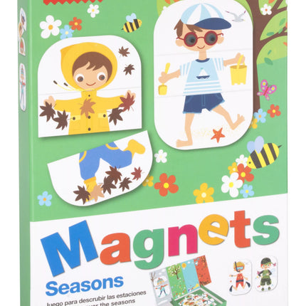 Apli Kids magnetinis žaidimas-dėlionė SEZONAI
