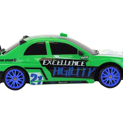 Sportinis automobilis žalias RC 1:24