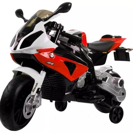 Elektrinis Vaikiškas Motociklas BMW S1000RR – Raudonas