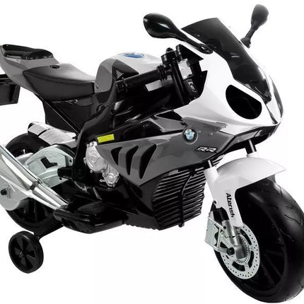 BMW S1000RR Silver – elektrinis vaikiškas motociklas