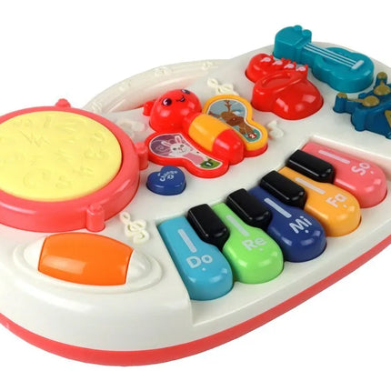 Edukacinis pianinas drugeliai instrumentai