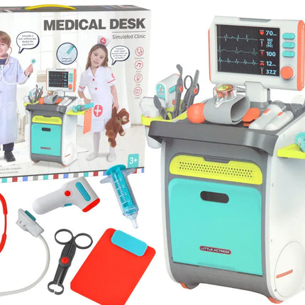 Mažojo gydytojo medicininis vežimėlis
